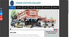 Desktop Screenshot of framestationgallery.com