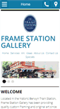 Mobile Screenshot of framestationgallery.com